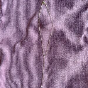 Francesca’s Dainty Gold Lariat Y Necklace